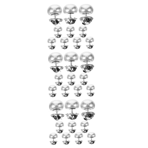 HOMSFOU 3 Sätze Nahtlose Button Up Hemdkleidung Kleine Hemdknopfnadeln Stoffknöpfe Verzierte Knöpfe Pulloverknöpfe Hemdknöpfe Für Frauen Dekorative Knöpfe Für Hemden Perle 10 Stück * 3 von HOMSFOU