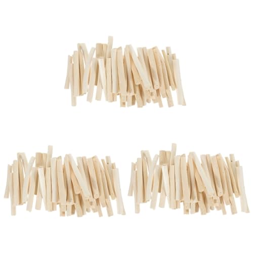 HOMSFOU 3 Sätze Natur Holzstäbchen Dünne Äste Für Diy Bastelprojekte Fotografie Dekoration Floristik Langlebig Und Leicht Zu Handhaben Weiß 50 Stück * 3 von HOMSFOU
