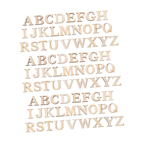 HOMSFOU 3 Sätze Ornamente Holzwerkzeuge Hängechips Englisch Für Pädagogische Unbemalte Alphabet Handwerk Kunst Buchstaben Frühes DIY / HOMSFOU 3 Sätze Ornamente Holzwerkzeuge Hängechips Englisch Für Pädagogische Unbemalte Alphabet Handwerk Kunst Buchstaben Frühes DIY / von HOMSFOU