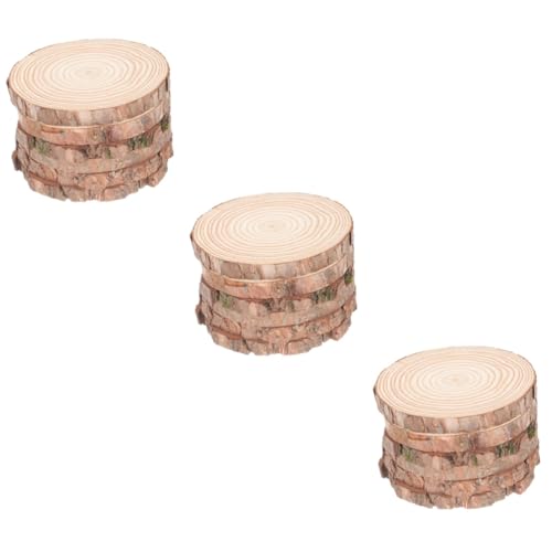 HOMSFOU 3 Sätze Runde Holzscheiben Unbehandelt Natürliche Holzscheiben Für Diy Bastelprojekte Zum Bemalen Und Dekorieren Für Zuhause 6 Stück * 3 HOMSFOU 3 Sätze Runde Holzscheiben Unbehandelt Natürliche Holzscheiben Für Diy Bastelprojekte Zum Bemalen Und Dekorieren Für Zuhause 6 Stück * 3 von HOMSFOU
