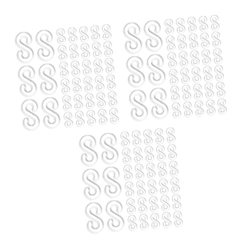HOMSFOU 3 Sätze S Clips Für Gummiband Armbänder Transparentes Zubehör Für Diy Schmuck Loom Bänder Verschlüsse Für Armband Und Halskettenherstellung 500 Stück * 3 HOMSFOU 3 Sätze S Clips Für Gummiband Armbänder Transparentes Zubehör Für Diy Schmuck Loom Bänder Verschlüsse Für Armband Und Halskettenherstellung 500 Stück * 3 von HOMSFOU
