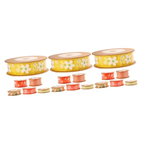 HOMSFOU 3 Sätze Schleifenband Dunkle Bänder Gelbe Accessoires Band Party Burgunderband Praktisches Bastelband Bulk Band Festival Bastelband Polyester 6 Rollen * 3 HOMSFOU 3 Sätze Schleifenband Dunkle Bänder Gelbe Accessoires Band Party Burgunderband Praktisches Bastelband Bulk Band Festival Bastelband Polyester 6 Rollen * 3 von HOMSFOU