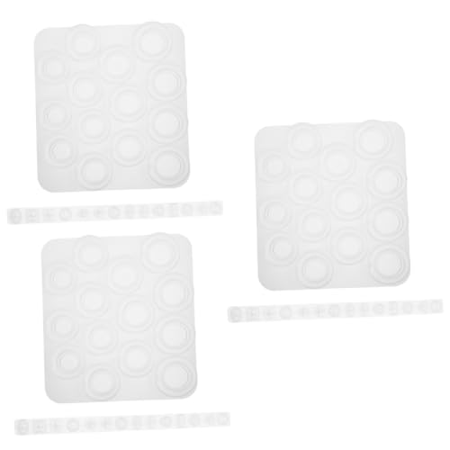 HOMSFOU 3 Sätze Silikon Ring Gießform für DIY Schmuckherstellung Teiliges für Epoxidharz Projekte Langlebig und Leicht zu Reinigen für Anfänger und Fortgeschrittene von HOMSFOU
