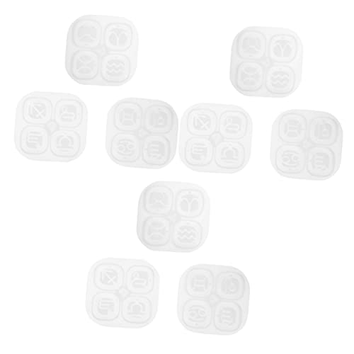 HOMSFOU 3 Sätze Silikonform Für Schlüsselanhänger Und Anhänger Epoxidharz Gießform Für Diy Schmuck Langlebig Und Flexibel Für Kreative Bastelprojekte 3 Stücke * 3 von HOMSFOU