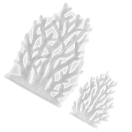HOMSFOU 3 Sätze Silikonformen Für Diy Tischdekoration Kreative Korallen Moulds Handgemachte Gießform Für Schmuckanhänger Langlebig Und Wiederverwendbar 2 Stücke * 3 von HOMSFOU