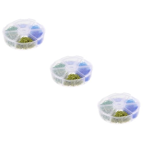 HOMSFOU 3 Sätze Sprungring -verbindungsring Für Schlüssel Hochzeit Sprungringzange Perlen Biegeringe Zur Schmuckherstellung Offener Biegering Selber Machen Aluminium 2box*3 HOMSFOU 3 Sätze Sprungring -verbindungsring Für Schlüssel Hochzeit Sprungringzange Perlen Biegeringe Zur Schmuckherstellung Offener Biegering Selber Machen Aluminium 2box*3 von HOMSFOU