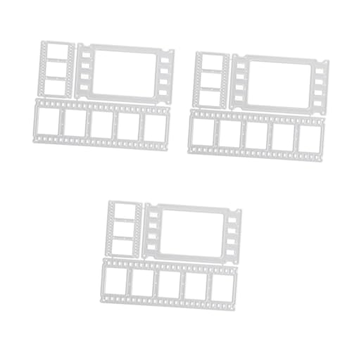 HOMSFOU 3 Sätze Stanzform für Kartenbasteln Multifunktionale Schneidform für DIY Projekte und Bastelarbeiten für Kartenliebhaber von HOMSFOU