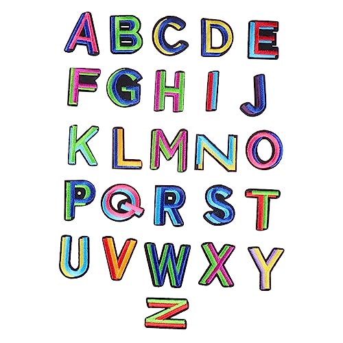 HOMSFOU 3 Sätze Stoffaufnäher Mit Buchstabenstickerei Brief Bestickt Stich Gestickte Aufnäher Alphabet-aufkleber Kleidungsflicken Patch Nähen Klein Kleiden Für Vlies Colorful 26 Stück * 3 HOMSFOU 3 Sätze Stoffaufnäher Mit Buchstabenstickerei Brief Bestickt Stich Gestickte Aufnäher Alphabet-aufkleber Kleidungsflicken Patch Nähen Klein Kleiden Für Vlies Colorful 26 Stück * 3 von HOMSFOU