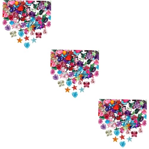 HOMSFOU 3 Sätze Strasssteine ​​Zum Basteln Nagel Edelsteine ​​Und Anhänger Bunte Bastel Bling Edelsteine Hotfix Kleines Diamant Kunst Bastelset Für Mit Strasssteinen 400 Stück * 3 von HOMSFOU