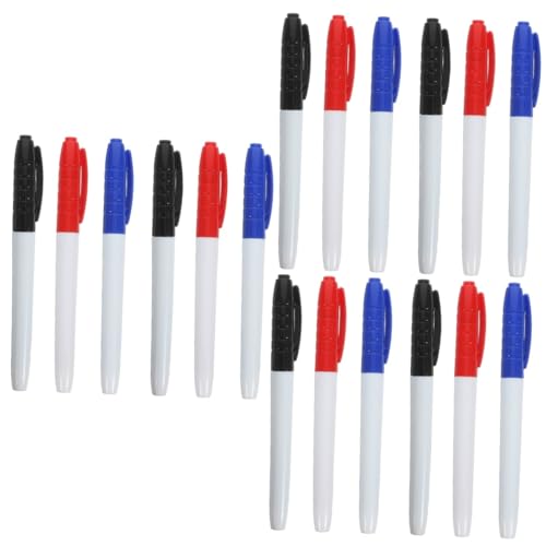 HOMSFOU 3 Sätze Teiliges Abwischbarer Whiteboard Marker Wiederverwendbare Magnetische Stifte Für Büro Und Zuhause Wasserbasierte Spitze Und Vielseitige Anwendung 6 Stück * 3 von HOMSFOU