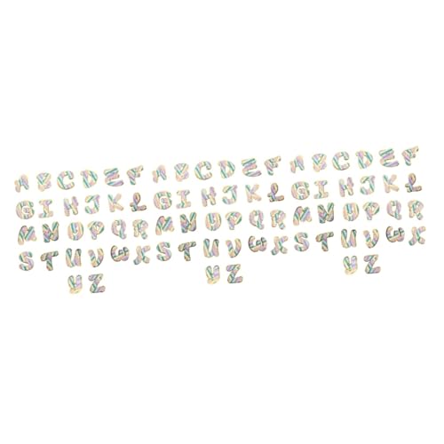 HOMSFOU 3 Sätze Teiliges Alphabet Aufnäher Bügelbare Buchstaben Patches Für Diy Kleidung Taschen Hüte Gestickte Applikationen Mit Hitzeaktivierbarem Kleber Bunte Designs Für 26 Stück * 3 von HOMSFOU