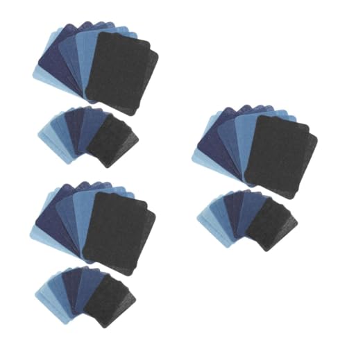 HOMSFOU 3 Sätze Teiliges Aufbügel Patches Für Jeans Und Kleidung Diy Reparatur Und Dekorationsflicken Für Röcke Rucksäcke Und Mehr 18 Stücke * 3 von HOMSFOU