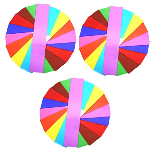HOMSFOU 3 Sätze Teiliges Bastelpapier Buntes Krepppapier Für Umweltfreundlich Reißfest Diy Handwerksmaterial Für Papierblumen Pompons Und Tasseln Bastelbedarf Junge Mädchen 10 Blätter * 3 von HOMSFOU