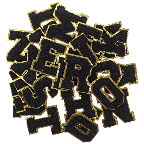 HOMSFOU 3 Sätze Teiliges Buchstaben Aufnäher Gesticktem Material Vielseitige Dekorative Patches Zum Aufnähen Für Kleidung Taschen Und Mehr 26 Stücke * 3 von HOMSFOU