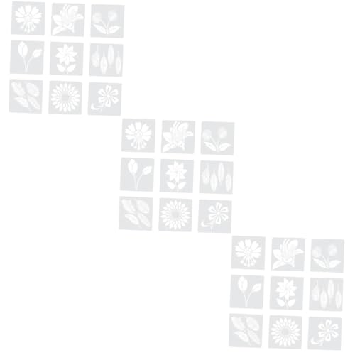HOMSFOU 3 Sätze Teiliges Cartoon Malvorlagen Kreative Schablonen Für Zeichnen Basteln Und Scrapbooking Für Kreative Projekte Fantasie 18 Stück * 3 von HOMSFOU