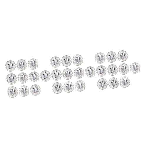 HOMSFOU 3 Sätze Teiliges Diy Strassbroschen Legierung Schmuckverzierungen Für Kleidung Hochzeiten Und Feste Für Bastler 10 Stück * 3 von HOMSFOU