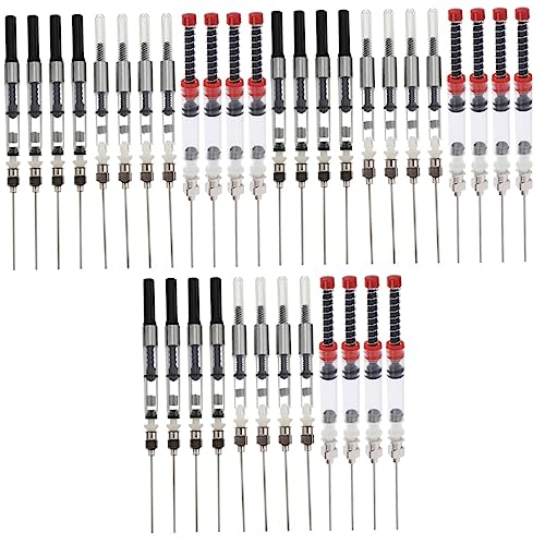 HOMSFOU 3 Sätze Teiliges Füller Tintensauger Für Füllfederhalter Ergonomisches Design Einfach Zu Bedienen Für Büromitarbeiter Leicht Und Tragbar 12 Stück * 3 von HOMSFOU