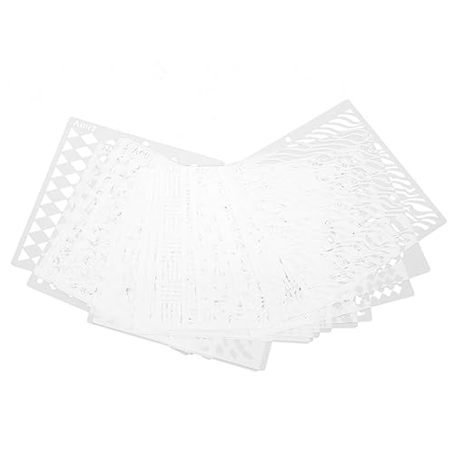 HOMSFOU 3 Sätze Teiliges Kunstmuster Schablonen Pet Material Wiederverwendbare Dekorative Malschablonen Für Diy Projekte Geeignet Für Wände Holzoberflächen Und Feste 16 Blätter * 3 von HOMSFOU