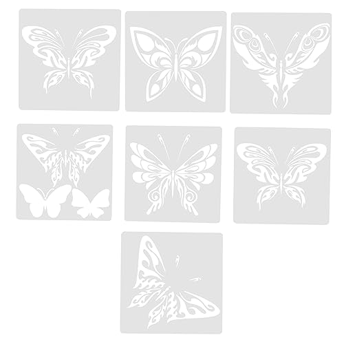 HOMSFOU 3 Sätze Teiliges Schmetterling Malvorlagen Für Wiederverwendbare Diy Zeichenschablonen Wandgestaltung Und Basteln Für Junge 7 Stücke * 3 von HOMSFOU