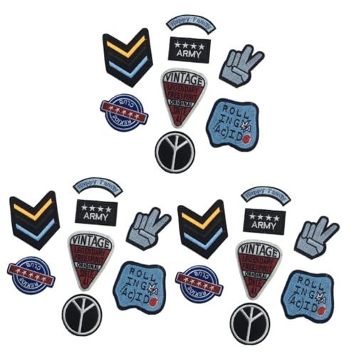 HOMSFOU 3 Sätze Teiliges Set Gestickte Abzeichen Kleine Patches für Jeans T Shirts und Mehr für Diy Nähprojekte Reparatur von Kleidung HOMSFOU 3 Sätze Teiliges Set Gestickte Abzeichen Kleine Patches für Jeans T Shirts und Mehr für Diy Nähprojekte Reparatur von Kleidung von HOMSFOU