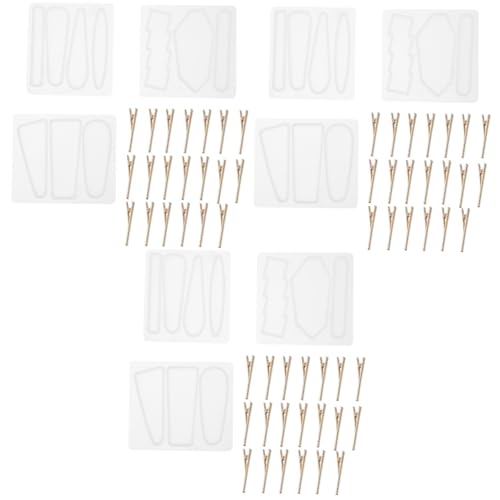 HOMSFOU 3 Sätze Teiliges Set Haarklammern Gießform Für Diy Schmuck Epoxidharz Formen Kreative Haaraccessoires Für Handarbeit Für Individuelles Design 23 Stück * 3 HOMSFOU 3 Sätze Teiliges Set Haarklammern Gießform Für Diy Schmuck Epoxidharz Formen Kreative Haaraccessoires Für Handarbeit Für Individuelles Design 23 Stück * 3 von HOMSFOU