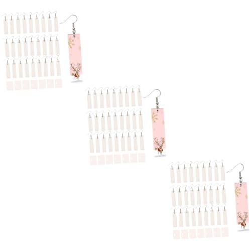 HOMSFOU 3 Sätze Teiliges Sublimations Ohrring Rechteckige Diy Ohrringrohlinge Langlebig Leicht mit Ohrhaken für Schmuckgestaltung Geschenkidee HOMSFOU 3 Sätze Teiliges Sublimations Ohrring Rechteckige Diy Ohrringrohlinge Langlebig Leicht mit Ohrhaken für Schmuckgestaltung Geschenkidee von HOMSFOU