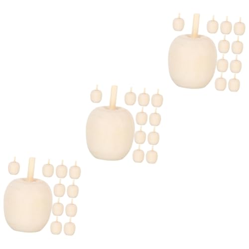 HOMSFOU 3 Sätze Teiliges Unbemalter Holzfrüchte Zum Gestalten Diy Obstdekorationen Für Basteln Sicherem Holzmaterial Fördert Kreativität Und Fantasie 12 Stück * 3 HOMSFOU 3 Sätze Teiliges Unbemalter Holzfrüchte Zum Gestalten Diy Obstdekorationen Für Basteln Sicherem Holzmaterial Fördert Kreativität Und Fantasie 12 Stück * 3 von HOMSFOU