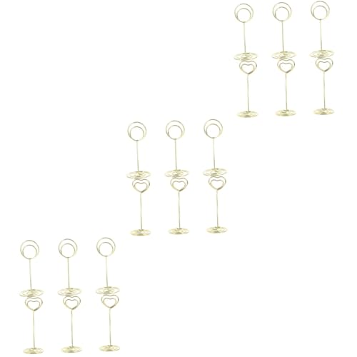 HOMSFOU 3 Sätze Tischkartenhalter Aus Goldene Herz Und Pfauform Für Hochzeiten Partys Menükarten Und Fotohalter Leicht Und Wiederverwendbar 6 Stück * 3 HOMSFOU 3 Sätze Tischkartenhalter Aus Goldene Herz Und Pfauform Für Hochzeiten Partys Menükarten Und Fotohalter Leicht Und Wiederverwendbar 6 Stück * 3 von HOMSFOU