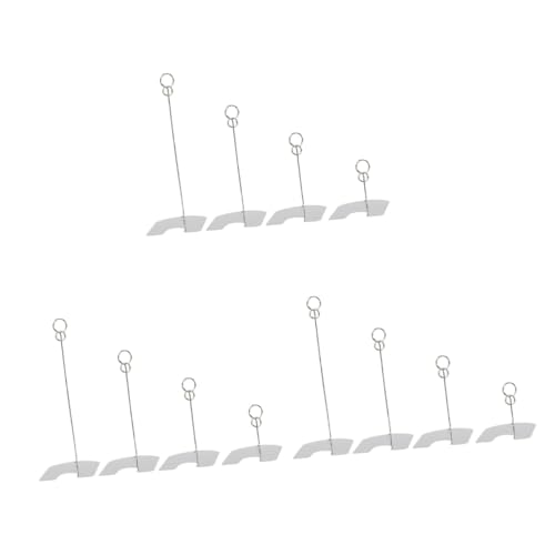 HOMSFOU 3 Sätze Tischkartenhalter Aus Teilig Stabiler Fotohalter Für Hochzeiten Geburtstagsfeiern Büro Und Veranstaltungen Design Für Tischnummern Und Visitenkarten 4 Stück * 3 von HOMSFOU
