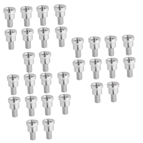 HOMSFOU 3 Sätze Trockenbauteile Schrauben Schlüssel Drywall Tools Trockenbau Schrauber Drill+bit Dörrgeräte Bohrständer Bohrer Bits Drillbit Bohrer Für Trockenbau Silver 10 Stück * 3 von HOMSFOU