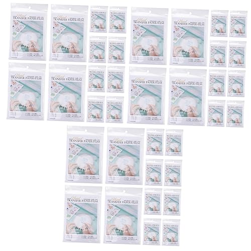 HOMSFOU 3 Sätze Übertragen Sie papier Wasserlöslicher Film Stickpapier abwaschen Handarbeit Nähen transferpapier Stickstabilisatoren wasserlösliche Stickunterlage pva Weiß HOMSFOU 3 Sätze Übertragen Sie papier Wasserlöslicher Film Stickpapier abwaschen Handarbeit Nähen transferpapier Stickstabilisatoren wasserlösliche Stickunterlage pva Weiß von HOMSFOU