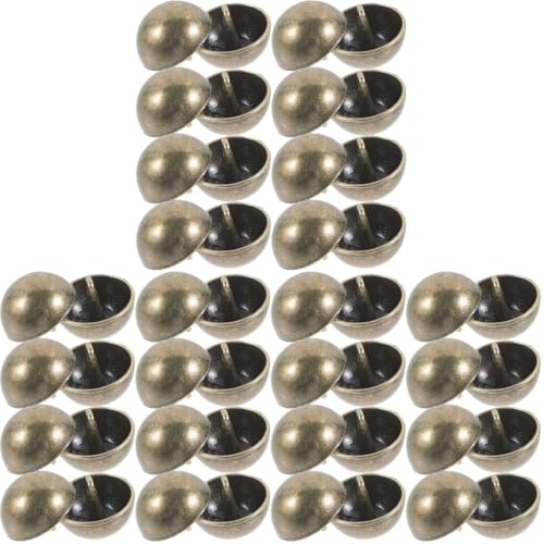 HOMSFOU 3 Sätze Vintage Metallknöpfe Für Jeans Und Anzüge Schimmernde Handnähknöpfe Für Diy Bastelprojekte Und Bekleidungsreparaturen Alte Bronze Finish 50 Stück * 3 von HOMSFOU
