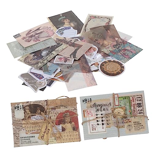 HOMSFOU 3 Sätze Vintage Scrapbook Hintergrundpapier Set Teiliges DIY Materialien für Handgemachte Journals Dekorative Seiten und Bastelbedarf mit Nostalgischem Design für Projekte HOMSFOU 3 Sätze Vintage Scrapbook Hintergrundpapier Set Teiliges DIY Materialien für Handgemachte Journals Dekorative Seiten und Bastelbedarf mit Nostalgischem Design für Projekte von HOMSFOU