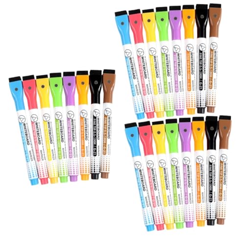 HOMSFOU 3 Sätze Whiteboard-stift Magnetische Trockenlöschung Tafel Radiergummi Trocken Abwischbare Stifte Für Das Klassenzimmer Löschen Von Whiteboard-markierungsstiften Pp 8 Stücke * 3 HOMSFOU 3 Sätze Whiteboard-stift Magnetische Trockenlöschung Tafel Radiergummi Trocken Abwischbare Stifte Für Das Klassenzimmer Löschen Von Whiteboard-markierungsstiften Pp 8 Stücke * 3 von HOMSFOU