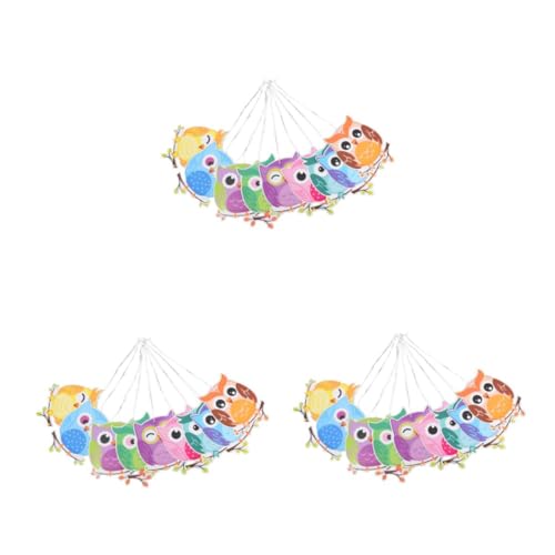 HOMSFOU 3 Sets Eulenanhänger Gefiederte Eulen Zum Aufhängen Wanddekorationen Fürs Klassenzimmer Eulen Pinnwand Dekorationen Weihnachtsdekorationen Fürs Klassenzimmer Niedliche Bunte HOMSFOU 3 Sets Eulenanhänger Gefiederte Eulen Zum Aufhängen Wanddekorationen Fürs Klassenzimmer Eulen Pinnwand Dekorationen Weihnachtsdekorationen Fürs Klassenzimmer Niedliche Bunte von HOMSFOU
