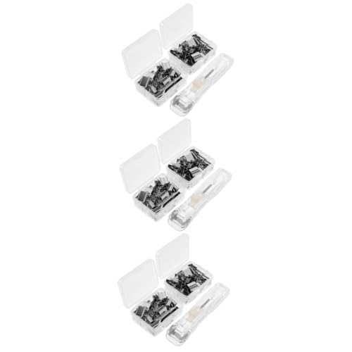 HOMSFOU 3 Sets Hefterschieber Bürobedarf Büroklammern Ordner Büroklammer Nachfüllbarer Klammerhefter Schulhefter Bürohefter Papierklammerspender Hefter Nachfüller Aus Metall HOMSFOU 3 Sets Hefterschieber Bürobedarf Büroklammern Ordner Büroklammer Nachfüllbarer Klammerhefter Schulhefter Bürohefter Papierklammerspender Hefter Nachfüller Aus Metall von HOMSFOU