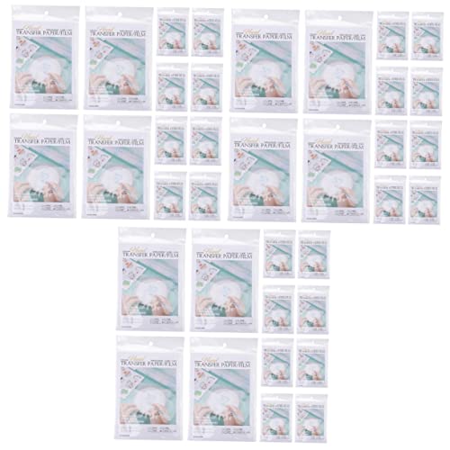 HOMSFOU 3 Sets Transferpapier Wasserlöslicher Film Stickstabilisator Waschbar Auflösbar Stickerei Quilten Abnehmbar Wasserlöslicher Stabilisator Für Stickereien Transparent Pva von HOMSFOU