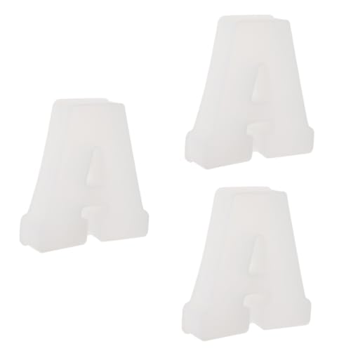 HOMSFOU 3 Stck. Brief Schablone gießen geformt Briefe Buchstabenformen Ton tischdeko Gießformen für Ornamente kreative Briefgestaltungsform DIY Schmuckform Kieselgel Weiß HOMSFOU 3 Stck. Brief Schablone gießen geformt Briefe Buchstabenformen Ton tischdeko Gießformen für Ornamente kreative Briefgestaltungsform DIY Schmuckform Kieselgel Weiß von HOMSFOU