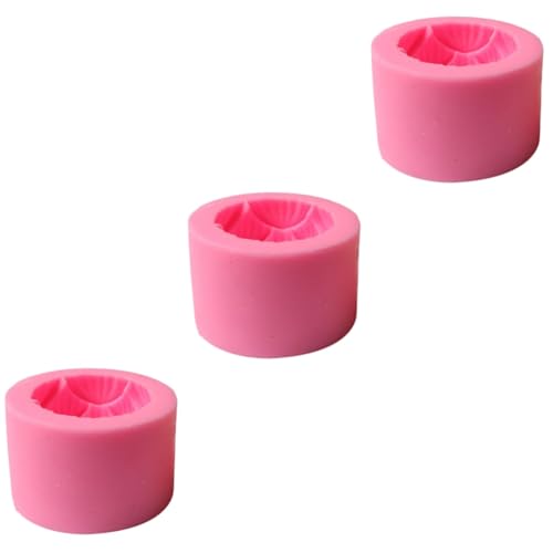 HOMSFOU 3 Stck. Lotus Silikonform für Duftkerzen und Epoxidharz Flexible Antihaftbeschichtete Form für Diy Projekte Temperaturbeständig von HOMSFOU