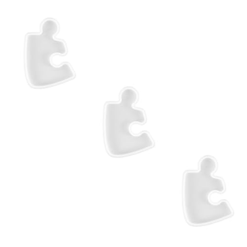 HOMSFOU 3 Stck. Silikon Puzzle Untersetzer Form für Diy Epoxidharz Gießform Wiederverwendbar und Leicht zu Reinigen für Kreative Handarbeiten und Tischdekoration HOMSFOU 3 Stck. Silikon Puzzle Untersetzer Form für Diy Epoxidharz Gießform Wiederverwendbar und Leicht zu Reinigen für Kreative Handarbeiten und Tischdekoration von HOMSFOU