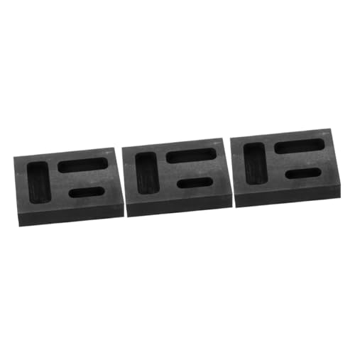 HOMSFOU 3 Stück 3 Drei-loch-graphitform Schmuck Gießform Gießen Weg Graphitformtiegel Silberbarrenform Schmelzformen Metallguss-bausatz Graphitbarrenform Klein Black HOMSFOU 3 Stück 3 Drei-loch-graphitform Schmuck Gießform Gießen Weg Graphitformtiegel Silberbarrenform Schmelzformen Metallguss-bausatz Graphitbarrenform Klein Black von HOMSFOU