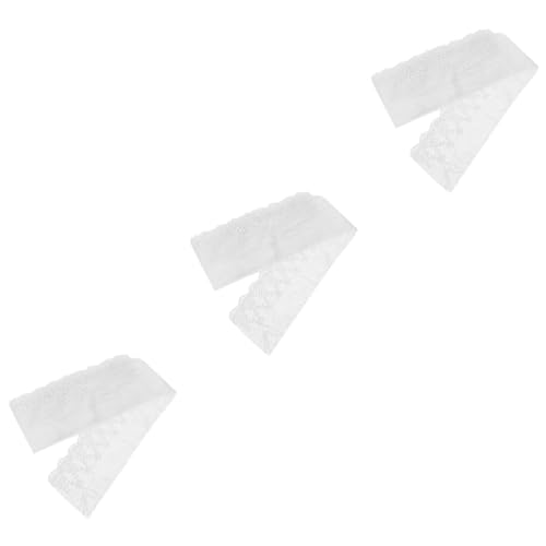 HOMSFOU 3 Stück Baumwollspitzen Bordüre für Diy Nähprojekte Yards Weißes Spitzenband für Kleidung Vorhänge Tischdecken und Bastelarbeiten Dekorationen und Familienaktivitäten HOMSFOU 3 Stück Baumwollspitzen Bordüre für Diy Nähprojekte Yards Weißes Spitzenband für Kleidung Vorhänge Tischdecken und Bastelarbeiten Dekorationen und Familienaktivitäten von HOMSFOU