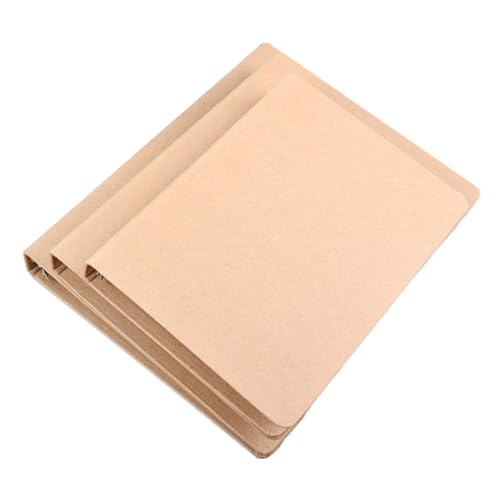 HOMSFOU 3 Stück Bindemittelschale tragbar Notizbuch Blindabdeckung süße Ordner für die Schulästhetik Planerordner Notebook-Schalen Binderschale A4-Ordner-Cover A4 Ordner Kraftpapier Khaki HOMSFOU 3 Stück Bindemittelschale tragbar Notizbuch Blindabdeckung süße Ordner für die Schulästhetik Planerordner Notebook-Schalen Binderschale A4-Ordner-Cover A4 Ordner Kraftpapier Khaki von HOMSFOU