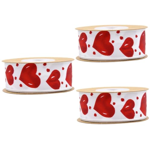 HOMSFOU 3 Stück Blumen dekoratives Band Hochzeit Halloween Dekorationen Dusche weißes Band Partydekoration Handwerk Verpackungsband Wickelband HOMSFOU 3 Stück Blumen dekoratives Band Hochzeit Halloween Dekorationen Dusche weißes Band Partydekoration Handwerk Verpackungsband Wickelband von HOMSFOU