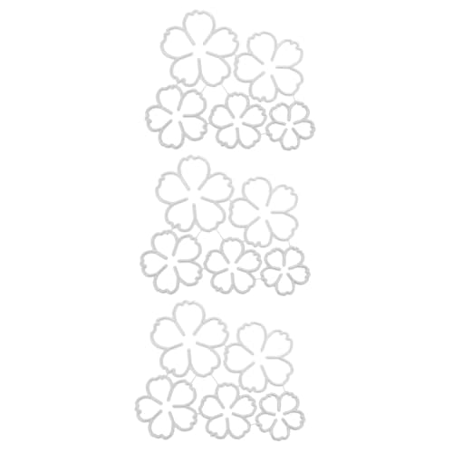 HOMSFOU 3 Stück Blumenmotiv Stanzschablone Eisen Langlebige Stanzform für Diy Scrapbooking Kartenherstellung und Hochzeitsdekoration Kompatibel mit Schneidemaschinen für Bastelprojekte von HOMSFOU
