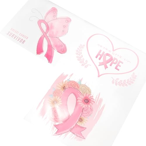 HOMSFOU 3 Stück Bügelbilder mit Rosa Schleifen für Shirts Einfache Anwendung für Diy Kleidung Langlebige Transfer Patches zur Individualisierung von Outfits von HOMSFOU