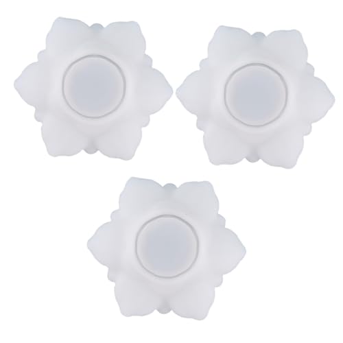 HOMSFOU 3 Stück Diy Blüten Aufbewahrungsbox Gießform Handgemachte Epoxidharz Form für Schmuck und Kleine Gegenstände Wiederverwendbar für Bastelprojekte von HOMSFOU