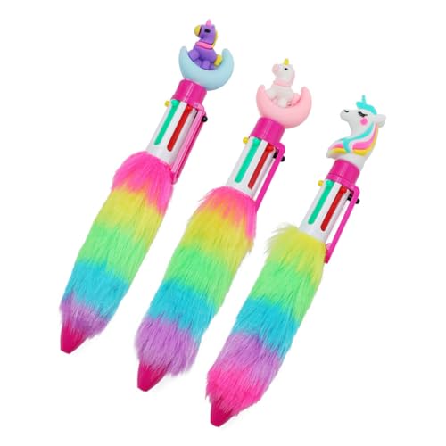 HOMSFOU 3 Stück Einhorn Plüsch Kugelschreiber Bunte Weiche Stifte für Schreiben Zeichnen Basteln und Scrapbooking Perfektes für Geburtstage und Besondere Anlässe HOMSFOU 3 Stück Einhorn Plüsch Kugelschreiber Bunte Weiche Stifte für Schreiben Zeichnen Basteln und Scrapbooking Perfektes für Geburtstage und Besondere Anlässe von HOMSFOU