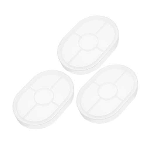 HOMSFOU 3 Stück Gießform für Epoxidharz für Diy Trays Kerzen und Schmuckstücke Vielseitige Bastelmaterialien für Kreative Projekte von HOMSFOU