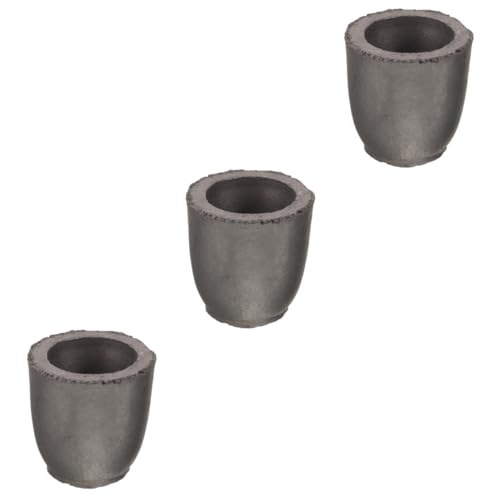 HOMSFOU 3 Stück Graphit Schmelztiegel für Hochtemperaturbeständig Langlebig für Messing Gießform für Präzises für Experimente und Schmuckherstellung HOMSFOU 3 Stück Graphit Schmelztiegel für Hochtemperaturbeständig Langlebig für Messing Gießform für Präzises für Experimente und Schmuckherstellung von HOMSFOU